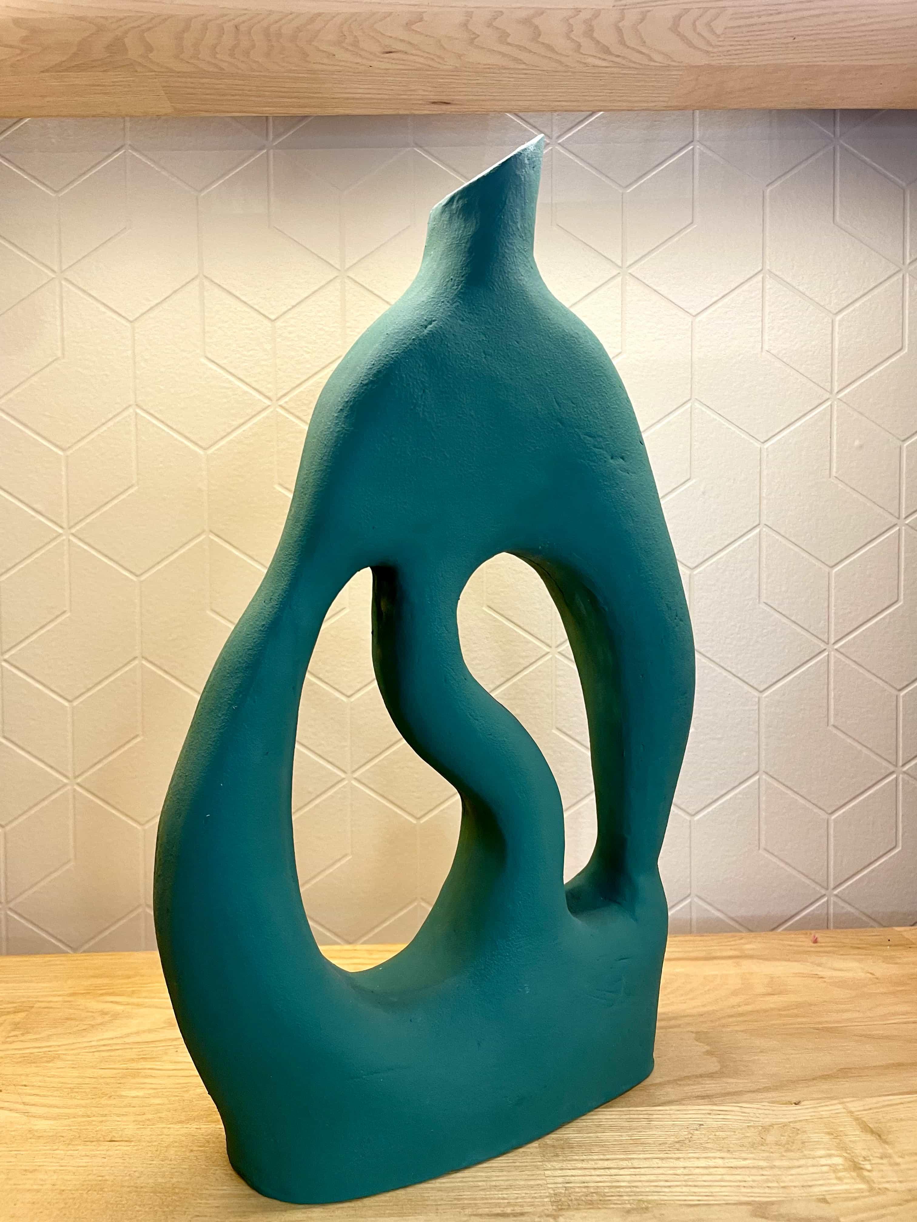 Vase AMAZIGH vert - Ij Beldi