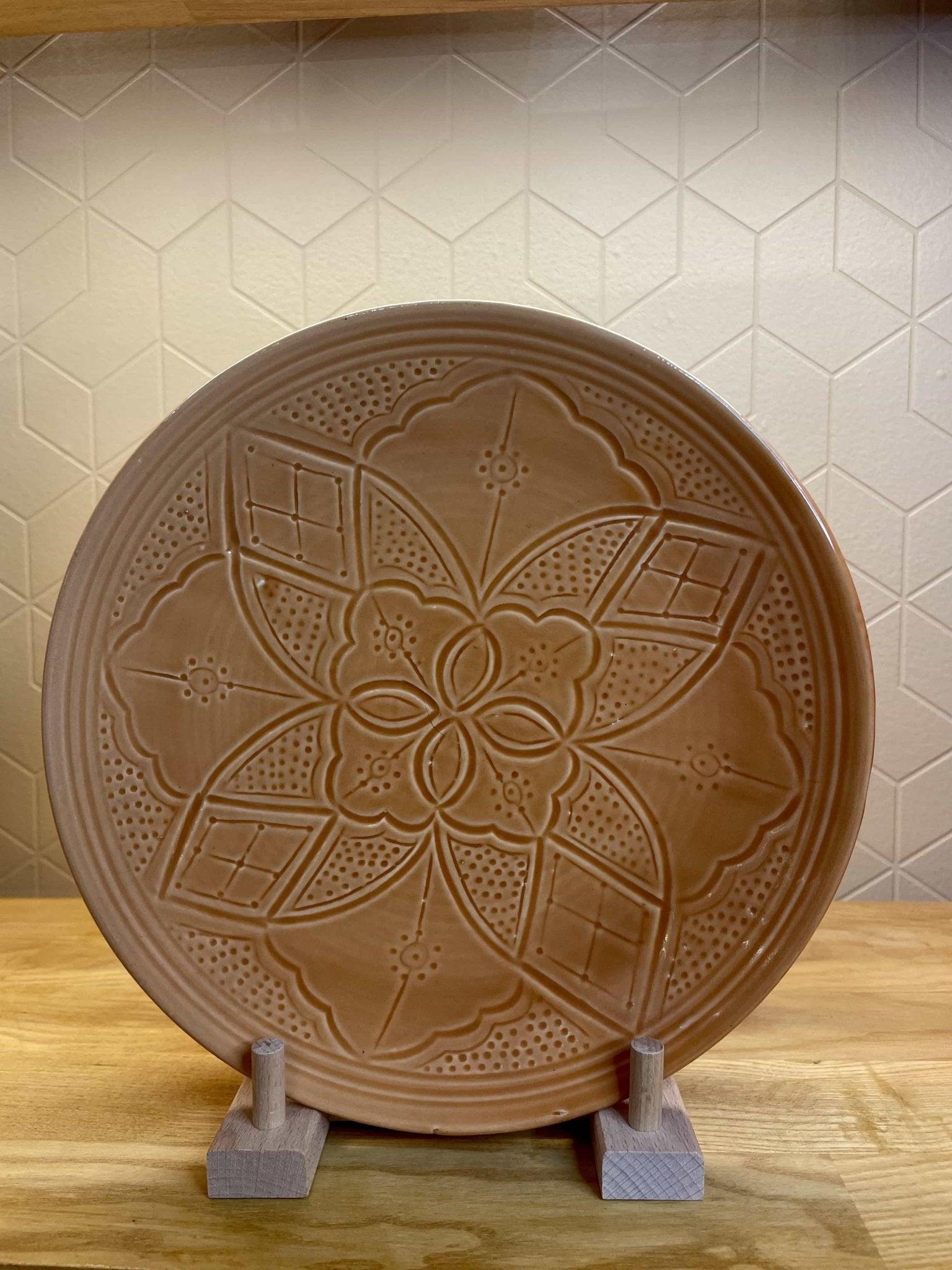 Assiette Beldi Orange - Ij Beldi