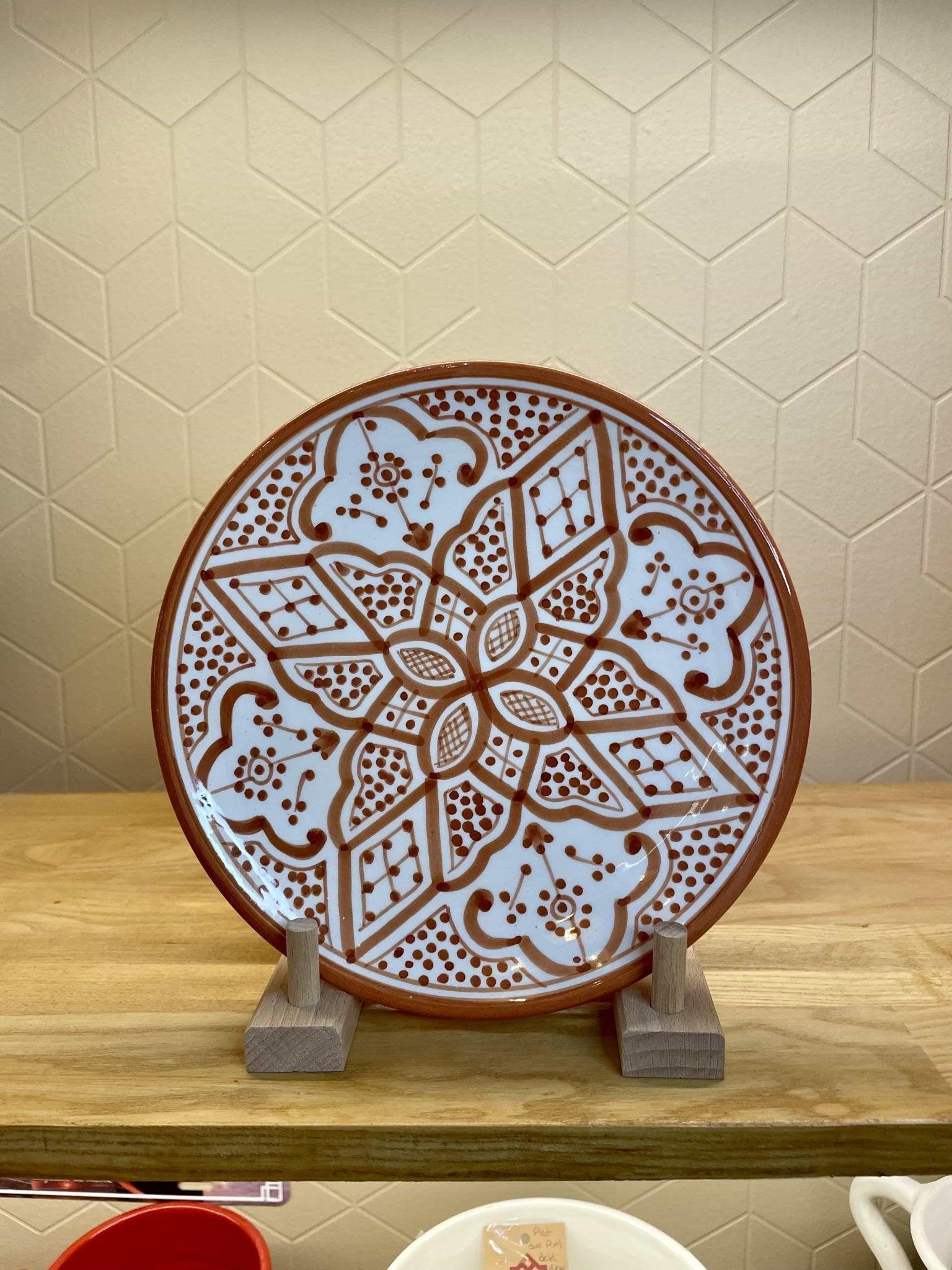 Assiette Zwak Beldi Orange - Ij Beldi