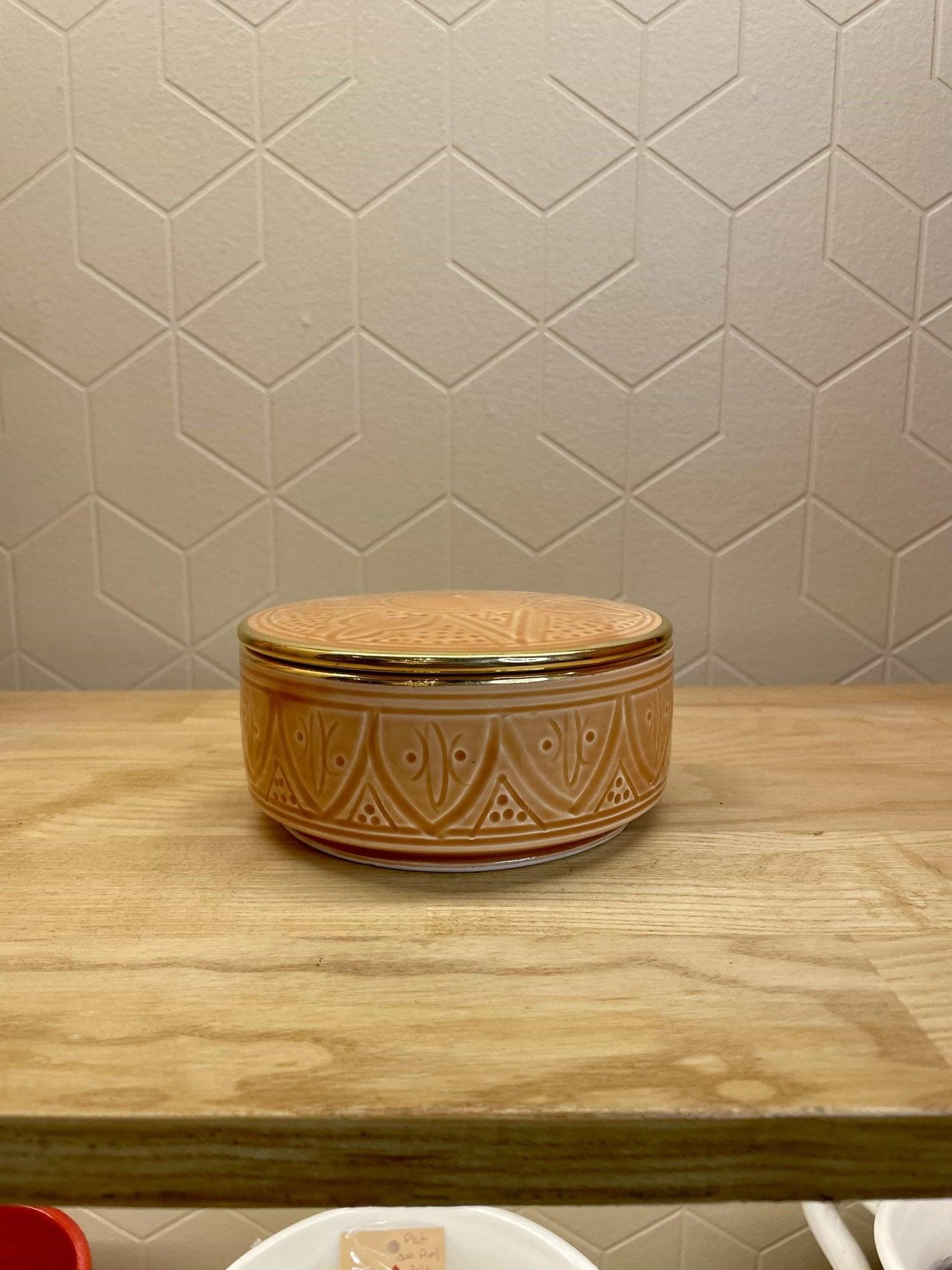 Bonbonnier Beldi Gold Orange - Ij Beldi