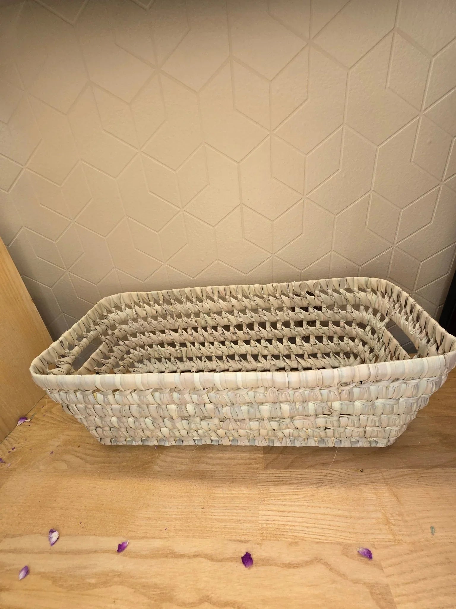 Corbeille Doum Rectangulaire - Ij Beldi