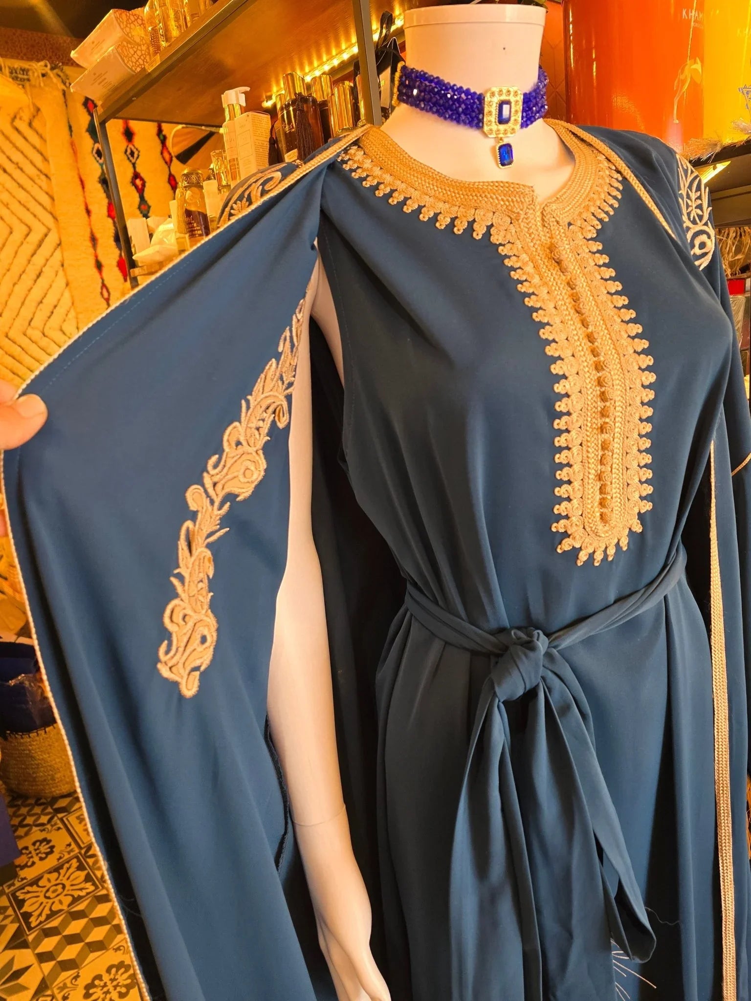 Ensemble caftan kimono 2 pièces - Ij Beldi