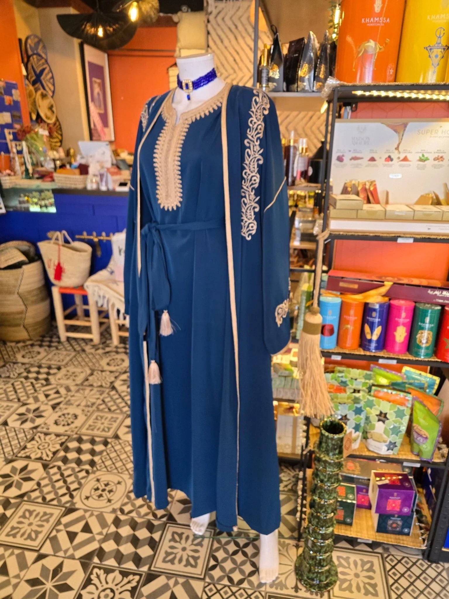 Ensemble caftan kimono 2 pièces - Ij Beldi