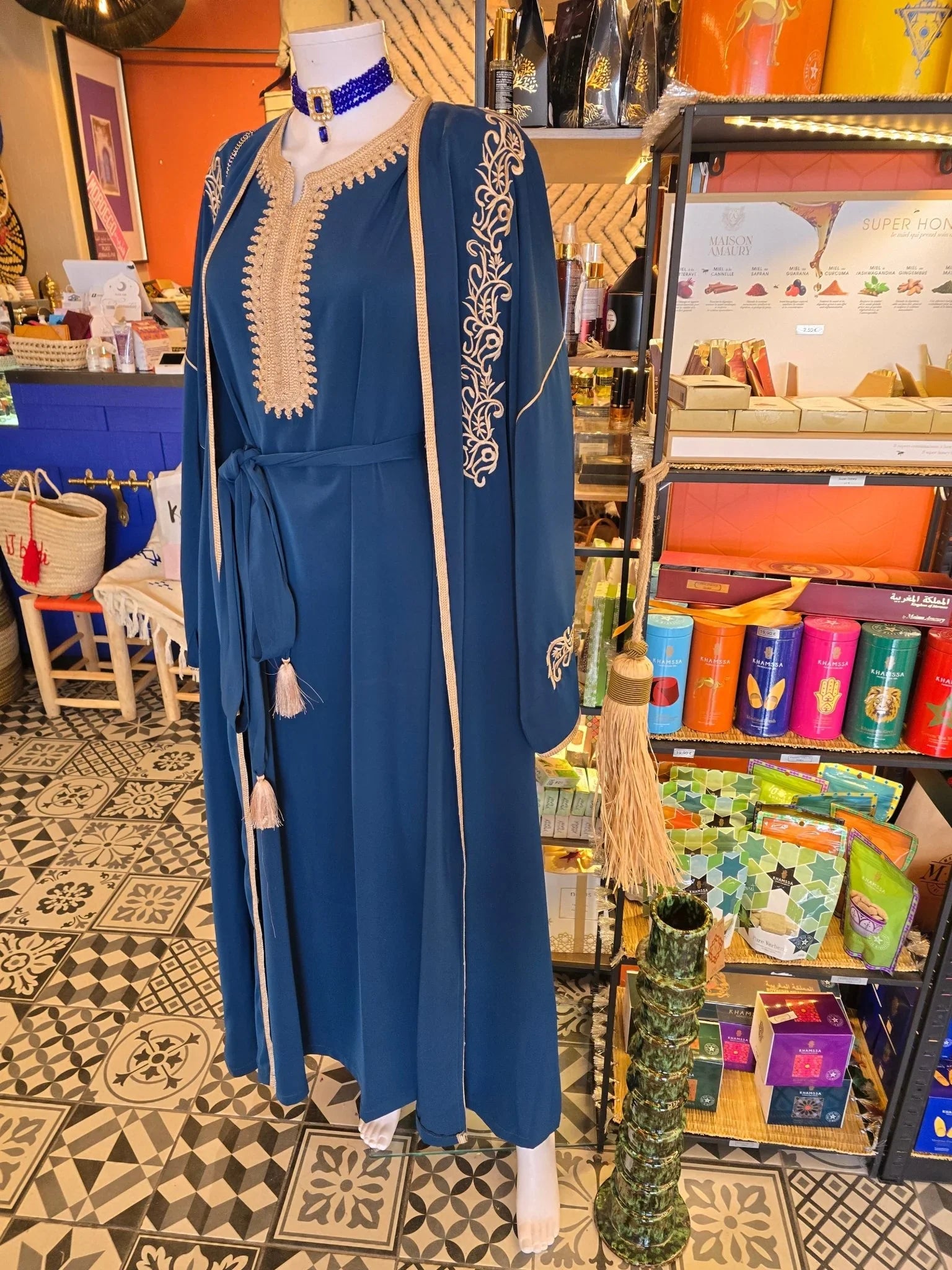 Ensemble caftan kimono 2 pièces - Ij Beldi