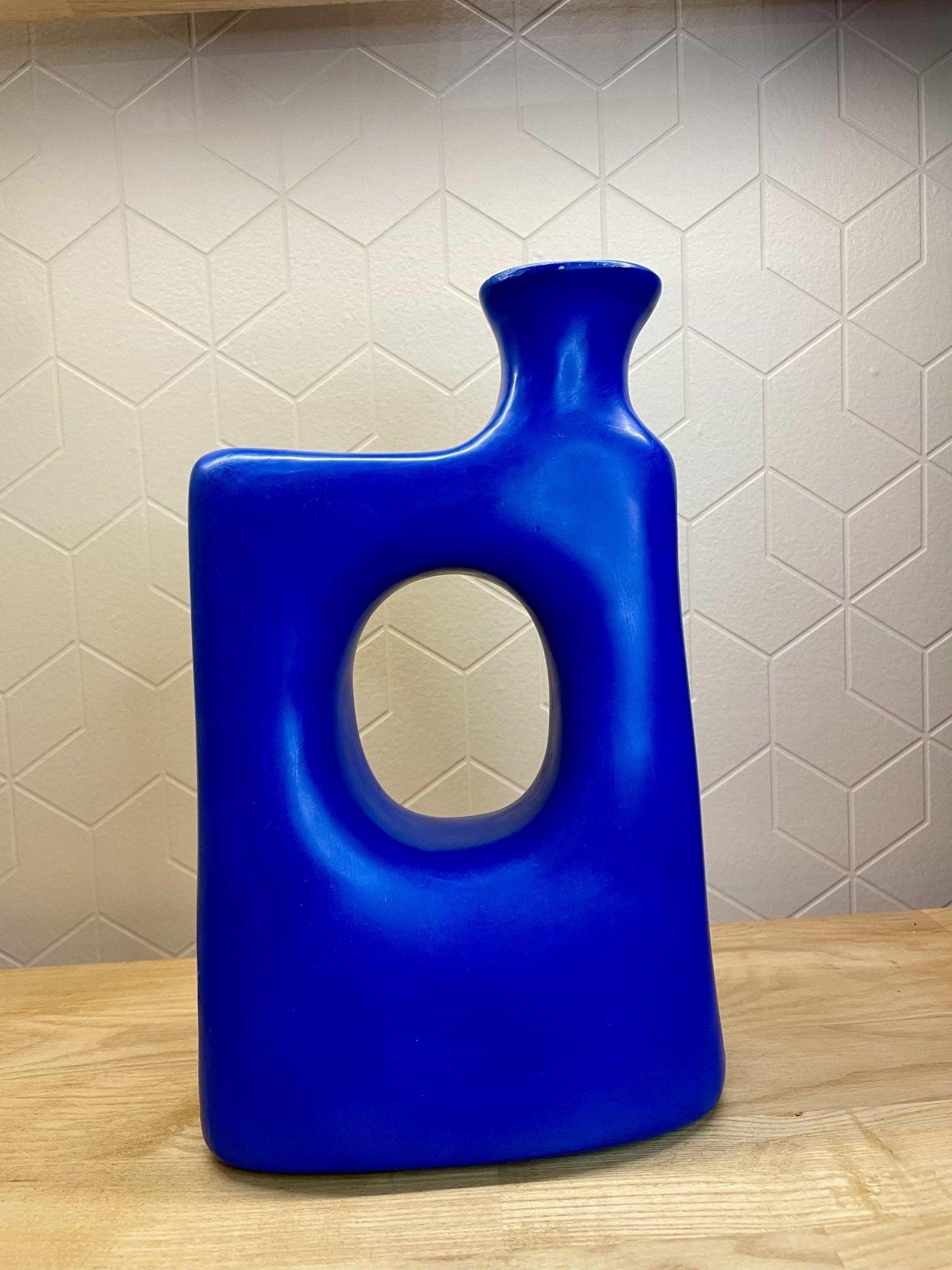 Vases Bleu Majorel - Ij Beldi