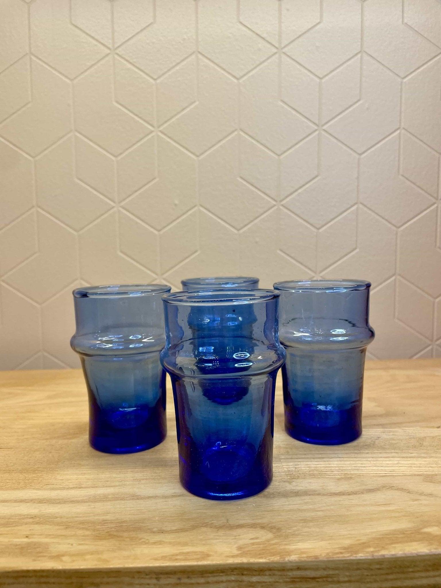 Verre à Thé beldi Bleu - Ij Beldi