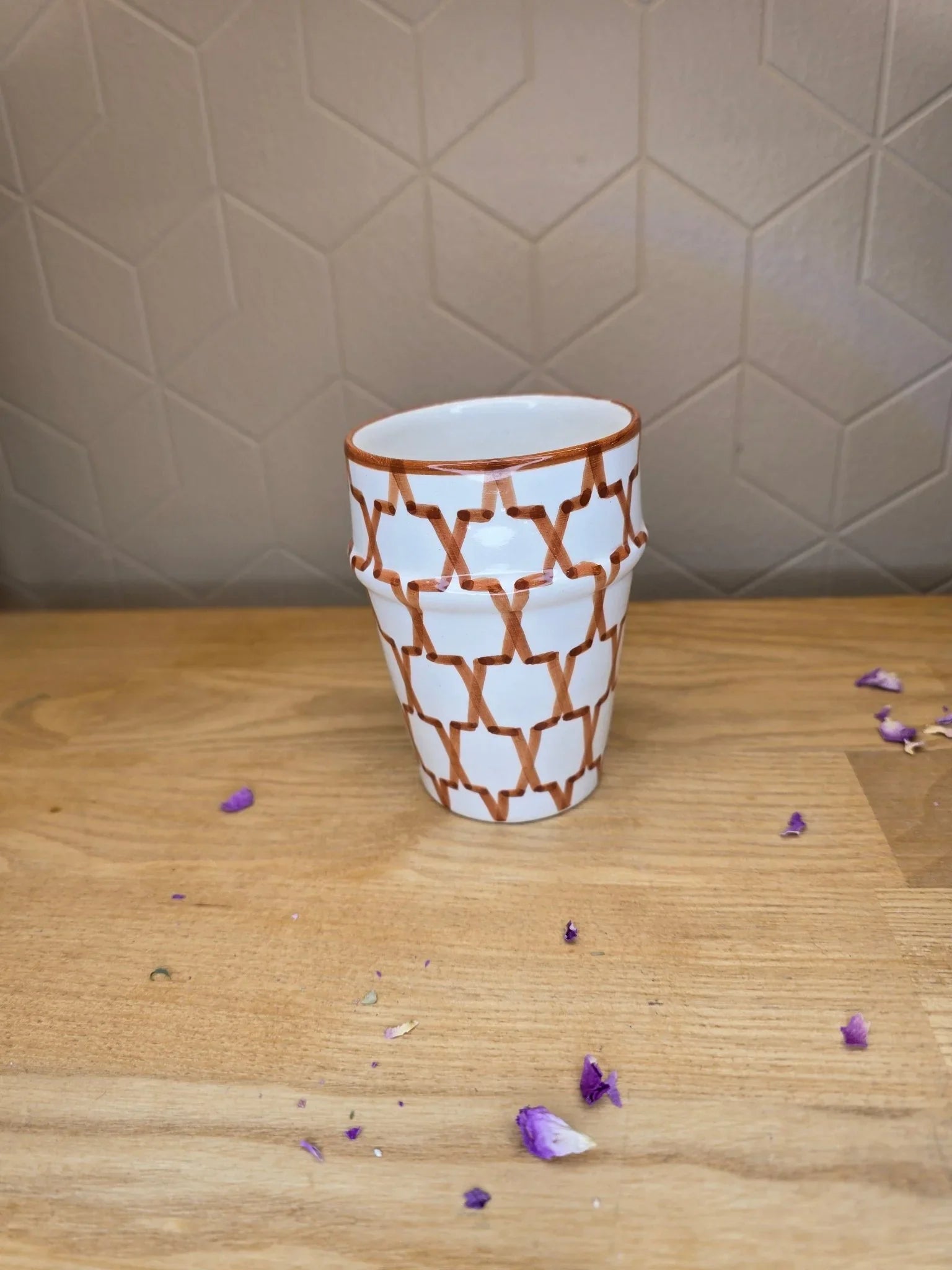 Verre Zelliges Terracotta - Ij Beldi