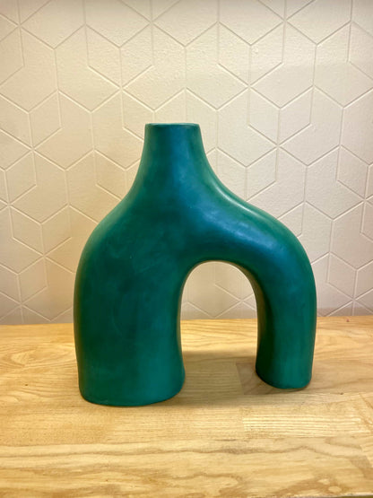 Vase Ifrane Vert Olive - Ij Beldi