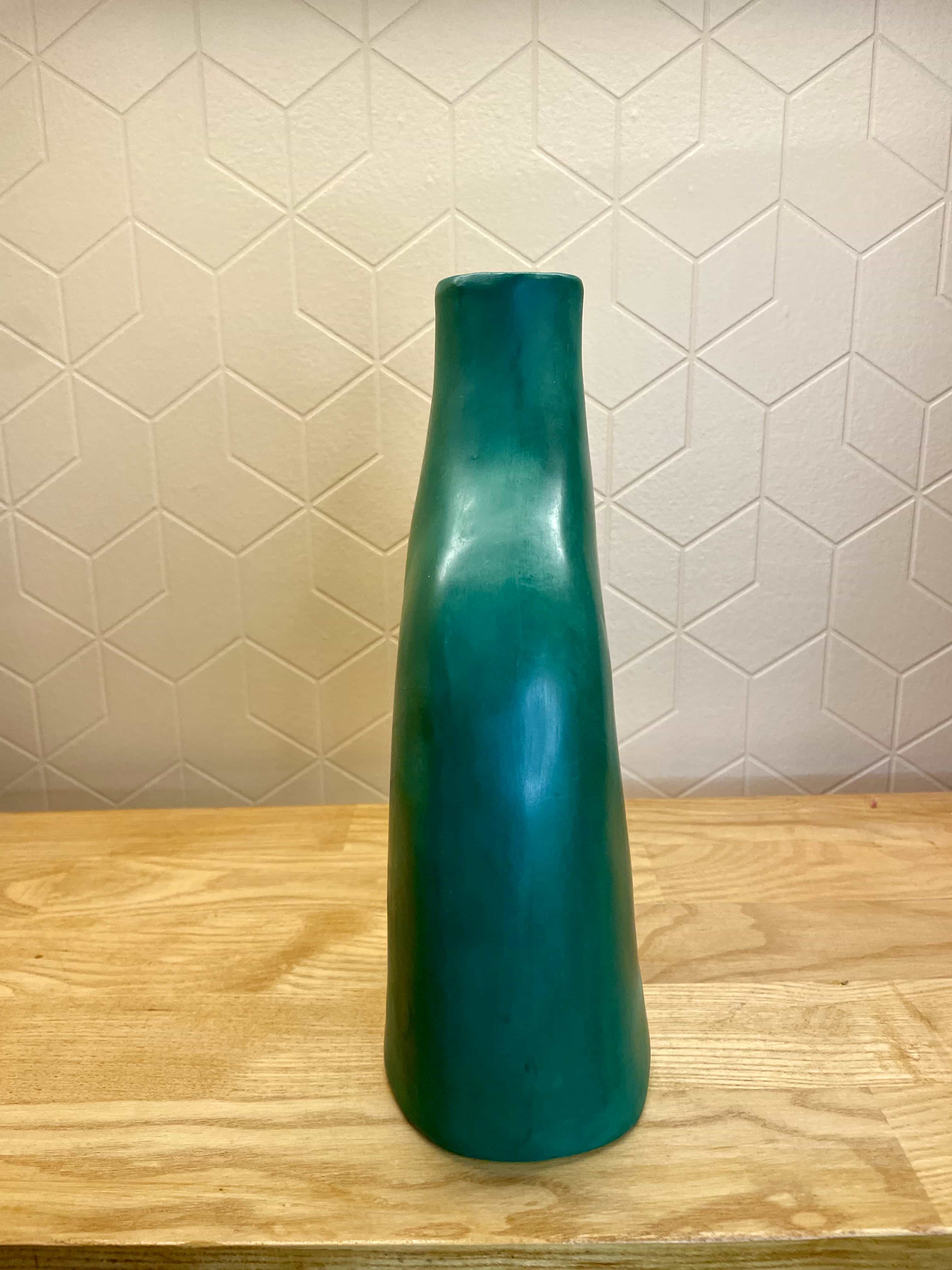 Vase Ifrane Vert Olive - Ij Beldi