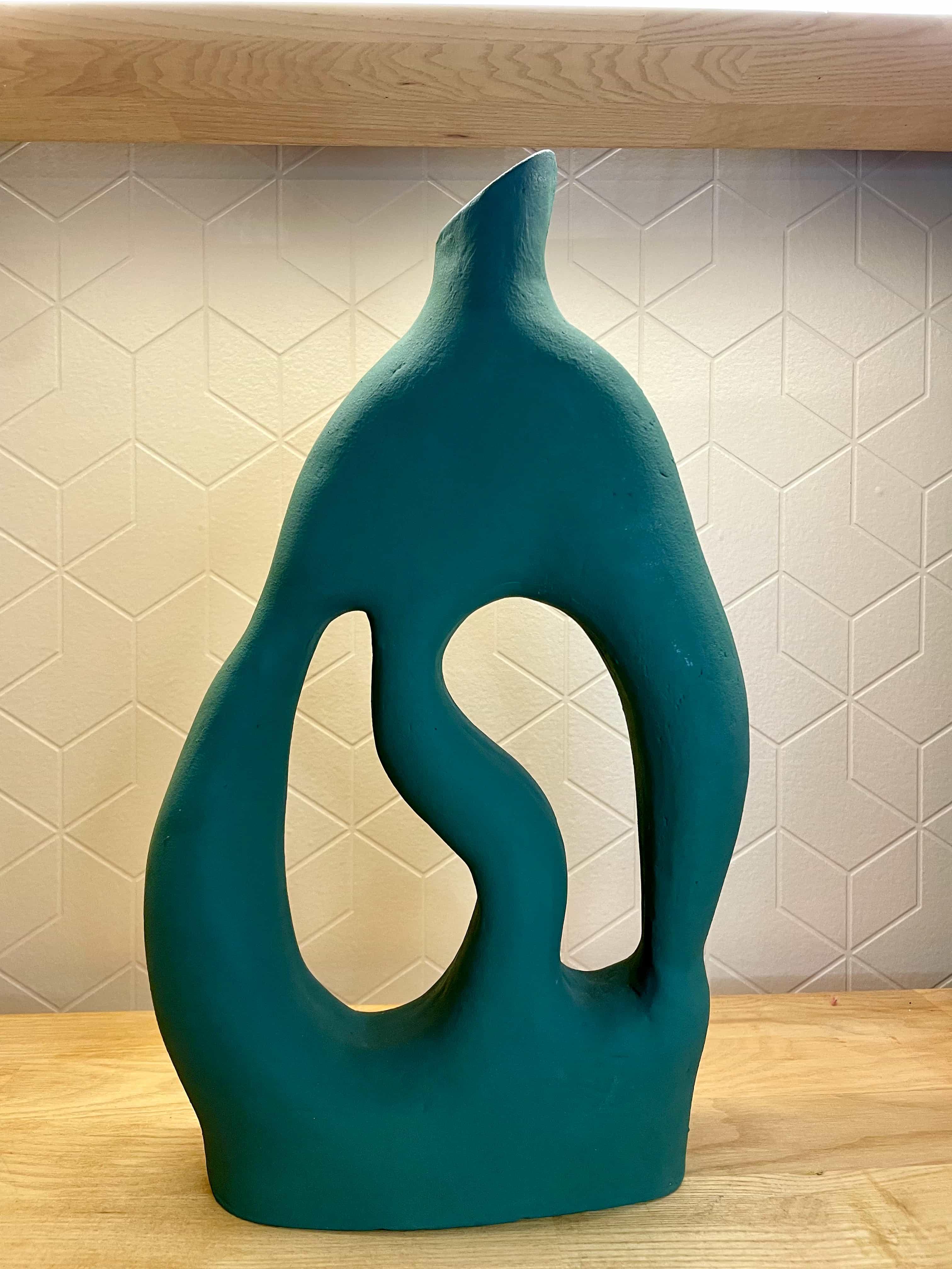 Vase AMAZIGH vert - Ij Beldi