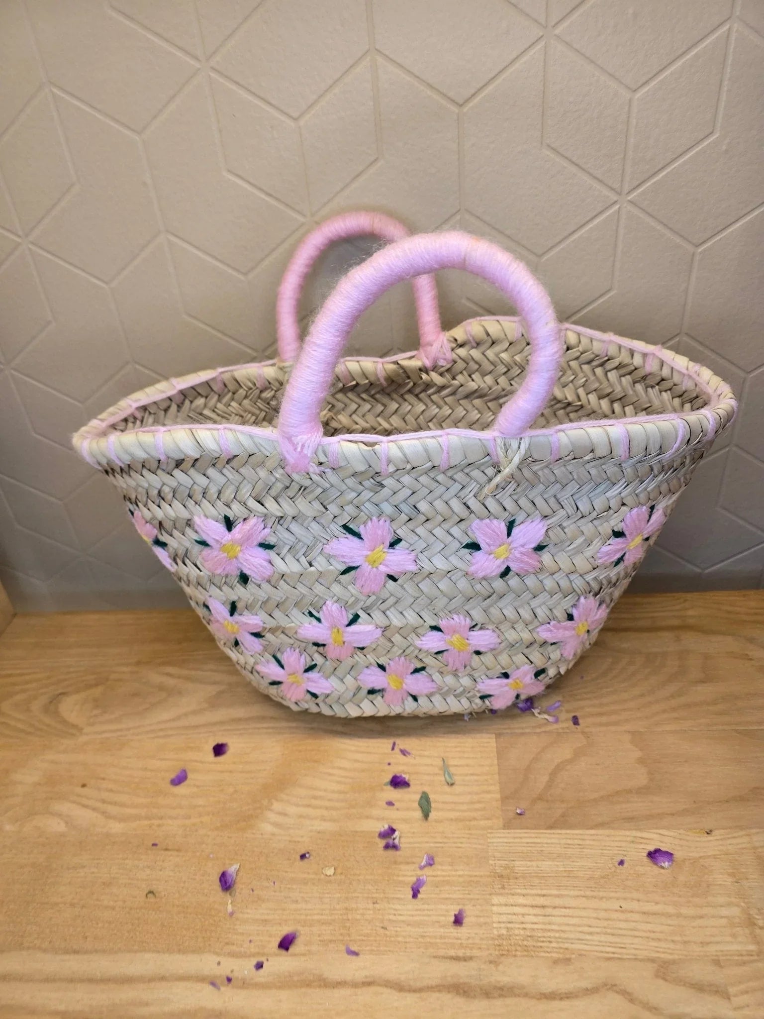 Mini Panier Souk Fleurs - Ij Beldi