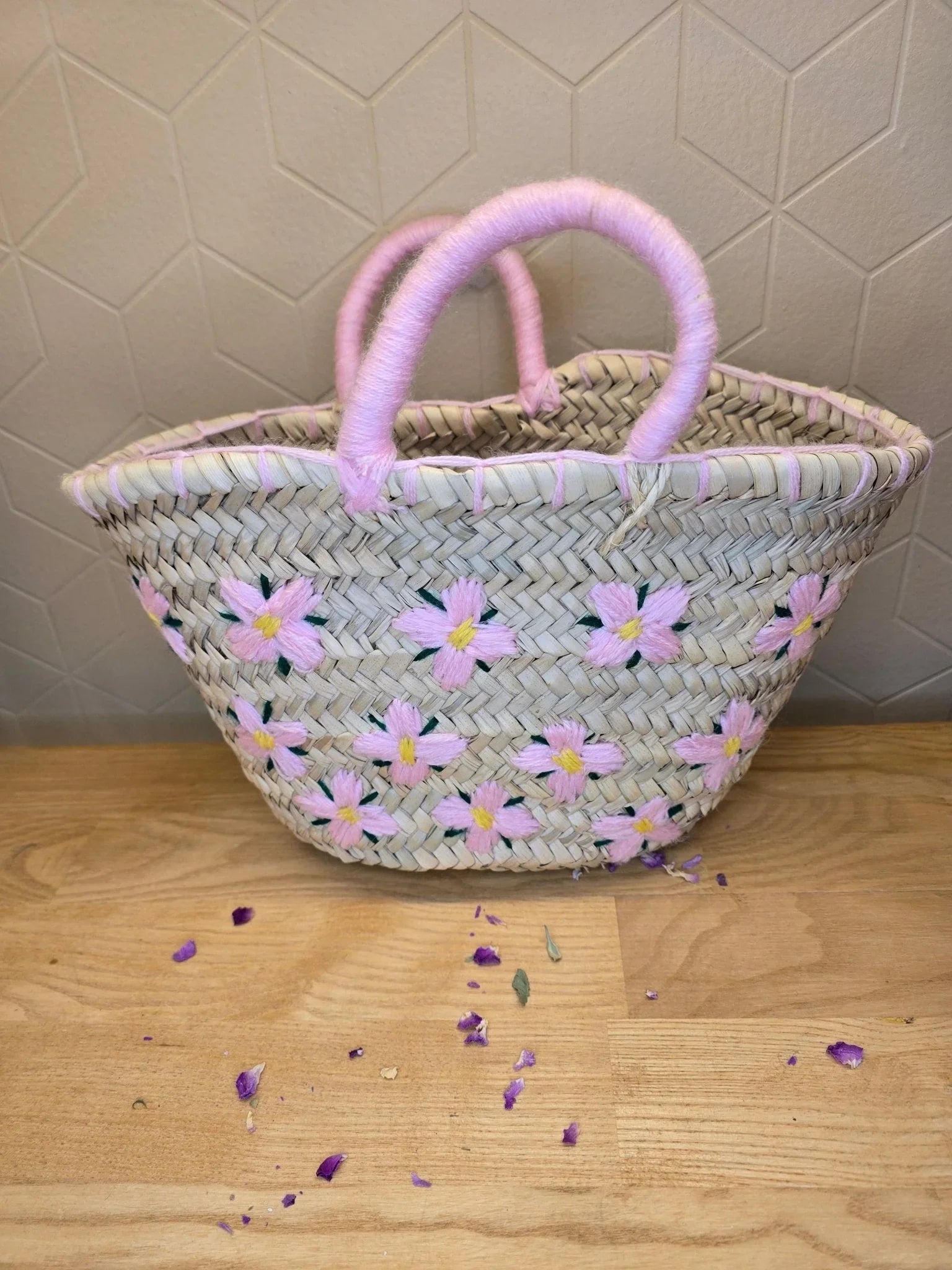 Mini Panier Souk Fleurs - Ij Beldi