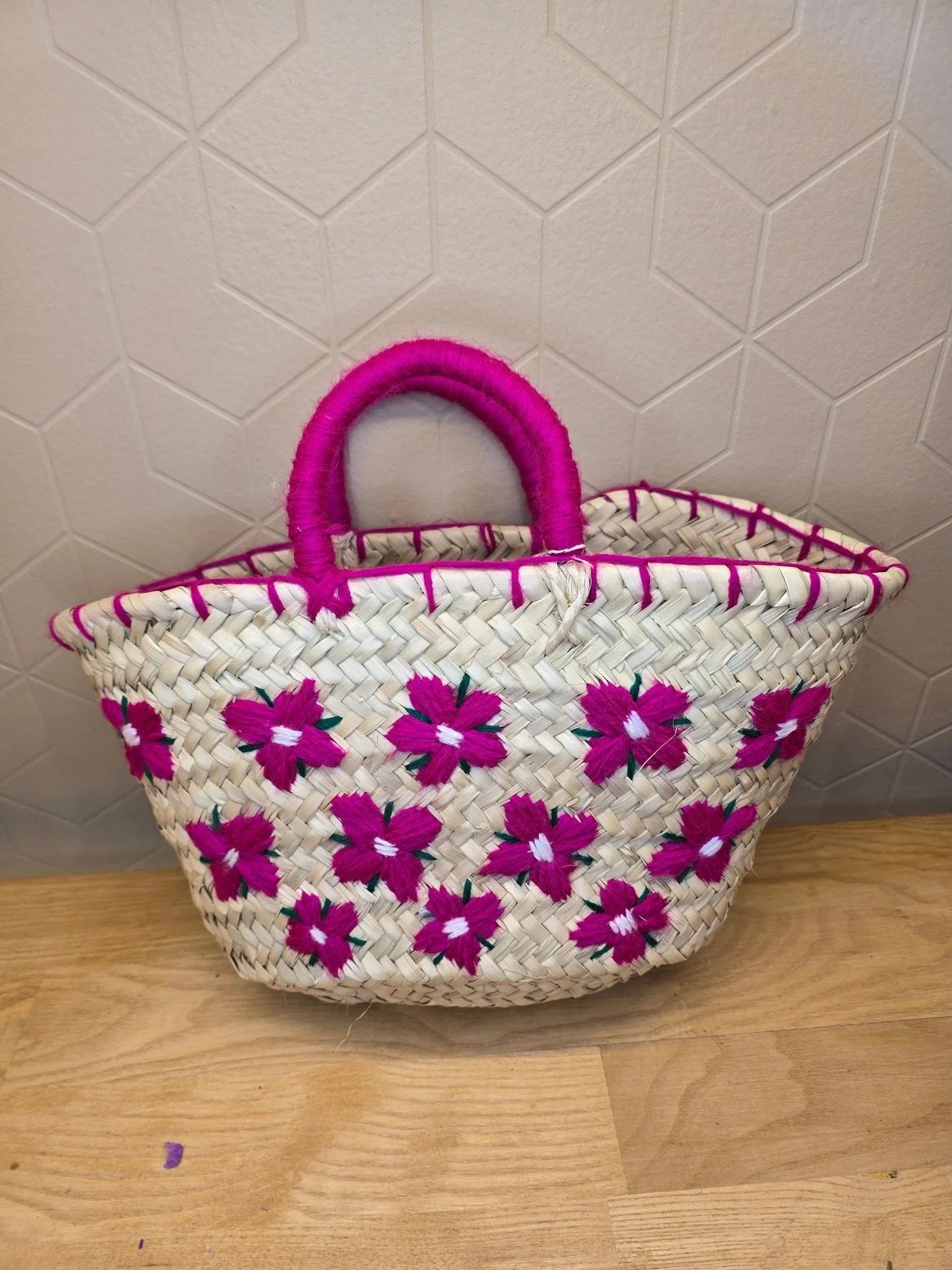 Mini Panier Souk Fleurs - Ij Beldi