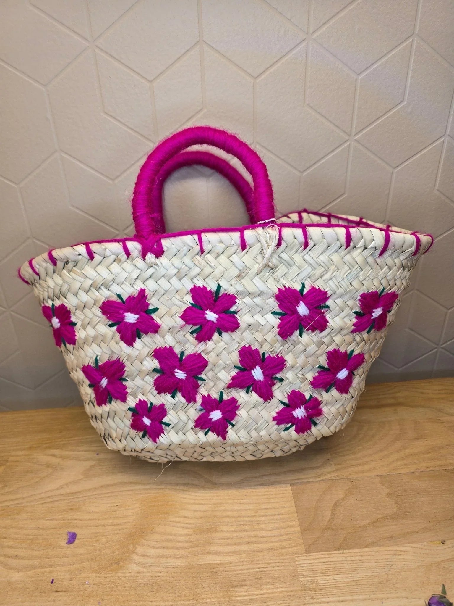 Mini Panier Souk Fleurs - Ij Beldi