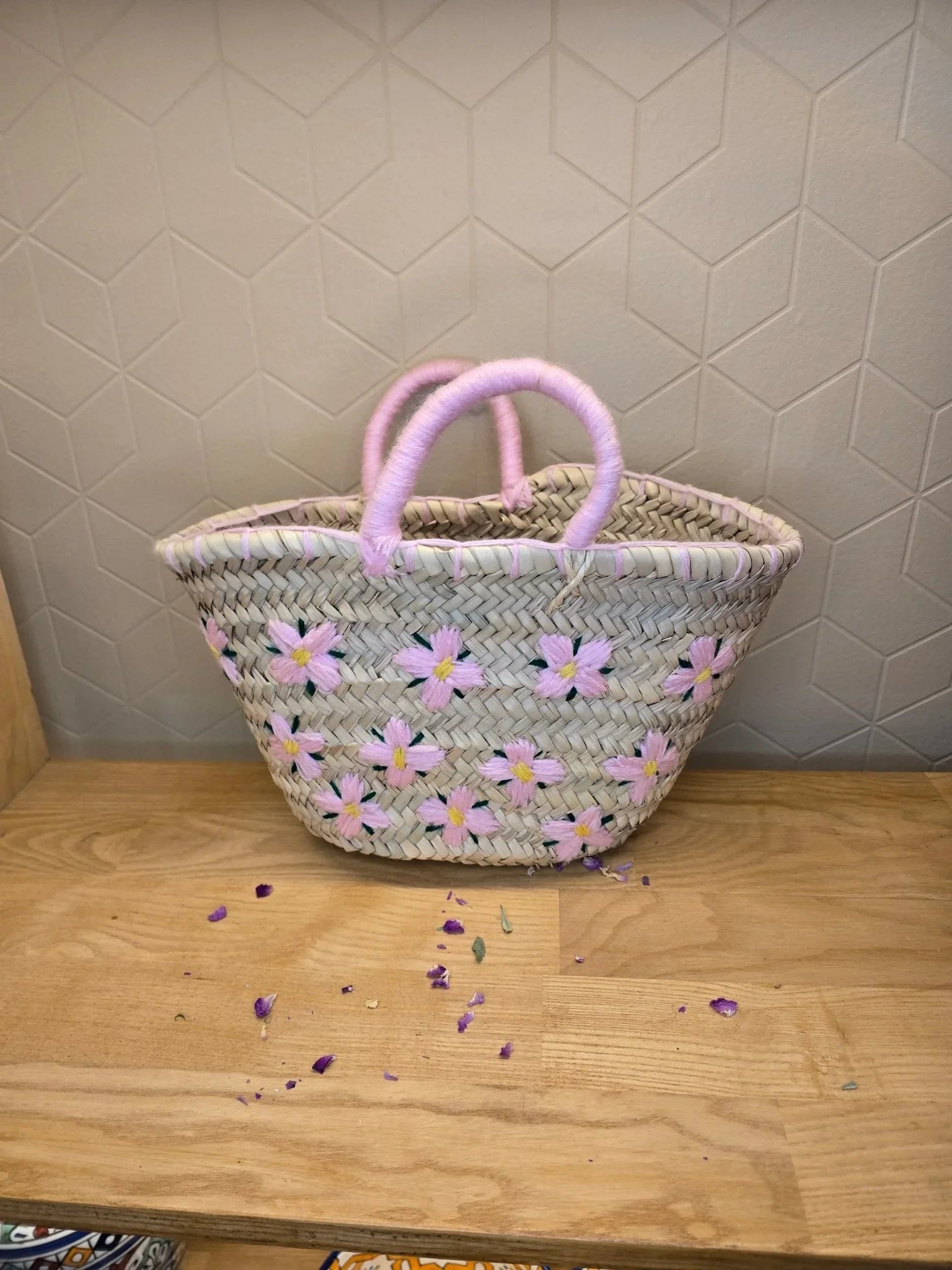 Mini Panier Souk Fleurs - Ij Beldi
