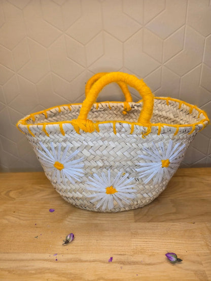Mini Panier Souk Marguerite - Ij Beldi