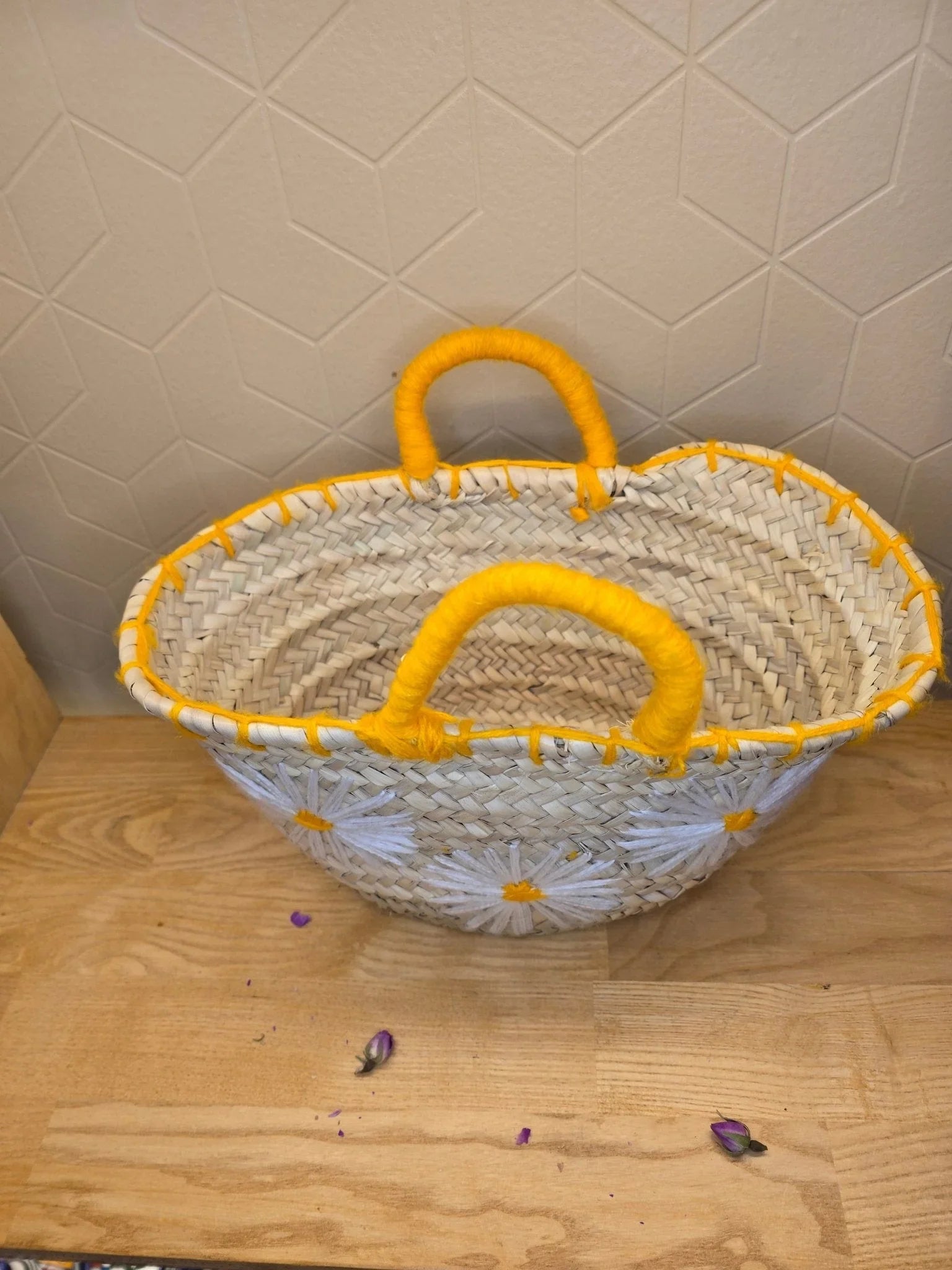 Mini Panier Souk Marguerite - Ij Beldi