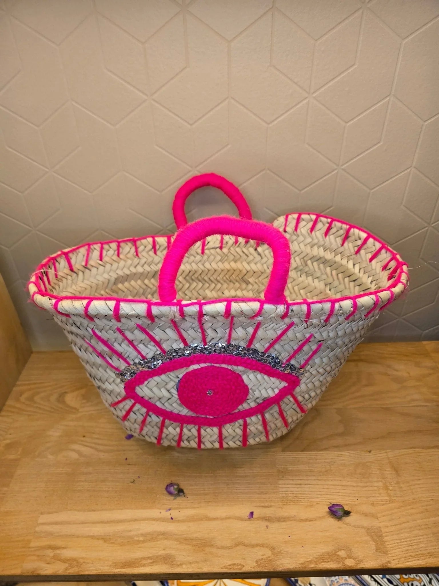 Mini Panier Souk Oeil - Ij Beldi
