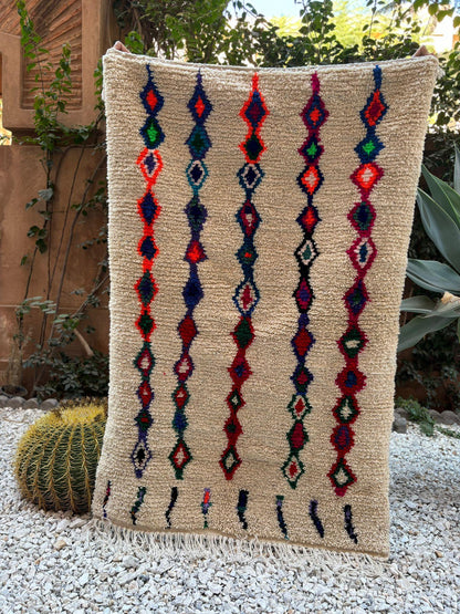 Tapis Azilal Multicolore - Ij Beldi