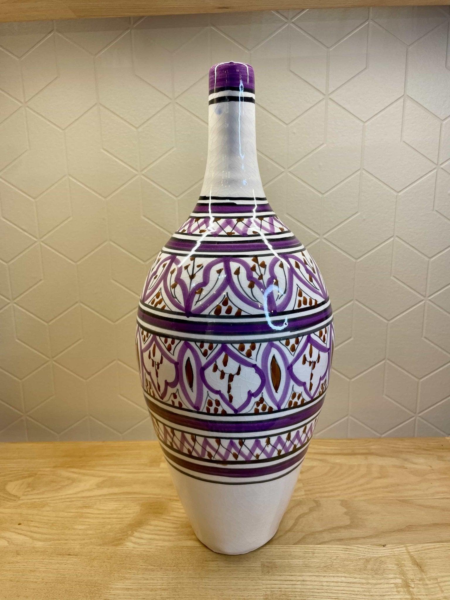 Vase Zwak bordeaux - Ij Beldi