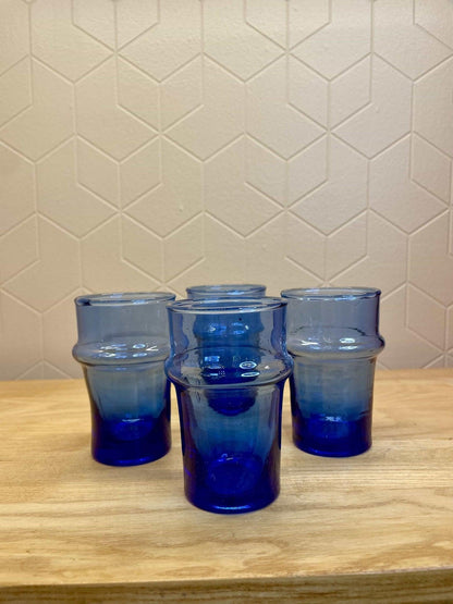 Verre à Thé beldi Bleu - Ij Beldi